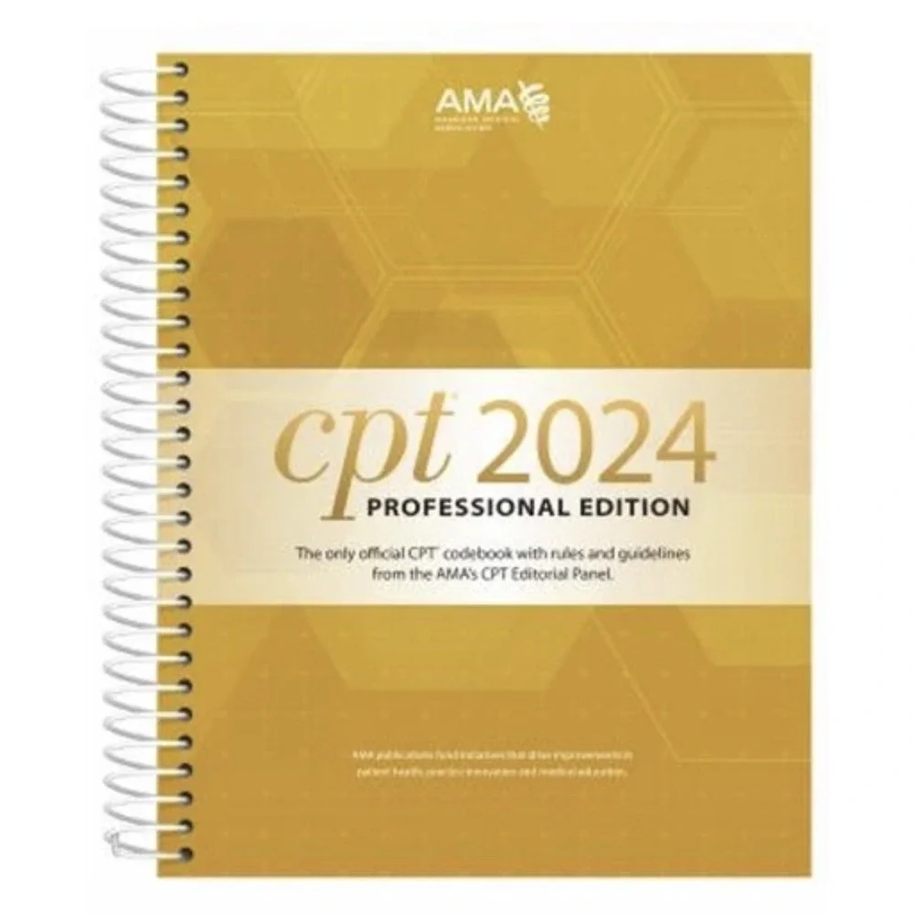 CPT 2024 Professional Edition (CPT coding book by AMA) ISBN 9781640162846